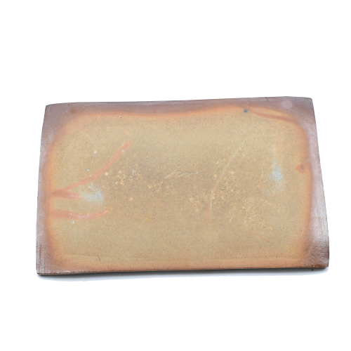 備前焼<br>長方皿<br>作家:三好 満 - 画像 (4)