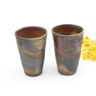 備前焼<br>ビアセット<br>窯元：しょうざん