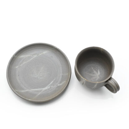 備前焼青備前紅葉コーヒーセット作家：延原 勝志 - 備前焼通販