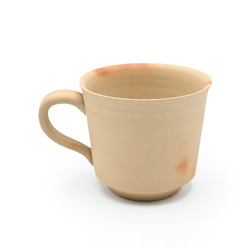 備前焼<br>緋襷紅葉マグカップ<br>作家:延原 勝志 - 画像 (4)