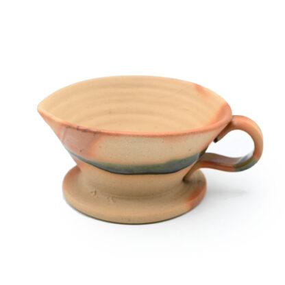 備前焼オリーブ備前コーヒードリップセット窯元：しょうざん - 備前焼