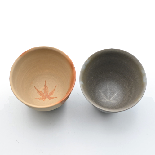 備前焼のフリーカップ 作家は延原勝志です