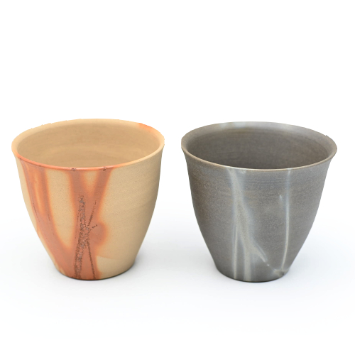 備前焼のフリーカップ 作家は延原勝志です