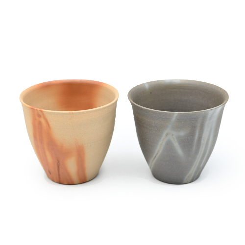 備前焼のフリーカップ 作家は延原勝志です