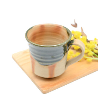 【お取り置き商品】<br>備前焼<br>オリーブ備前<br>マグカップ<br>窯元：しょうざん