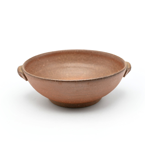 備前焼のカレー皿 作家は安田龍彦