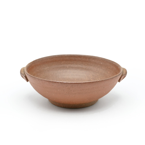 備前焼のカレー皿 作家は安田龍彦