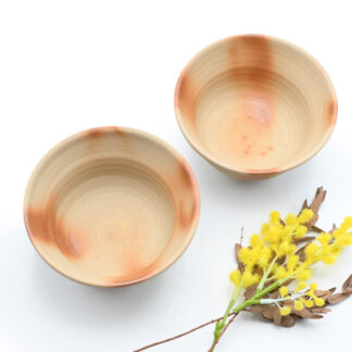 備前焼<br>小鉢2枚セット<br>窯元：しょうざん