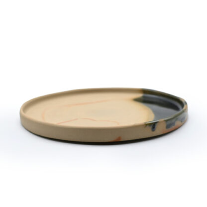 備前焼オリーブ備前プレート皿（大）窯元：しょうざん - 備前焼通販