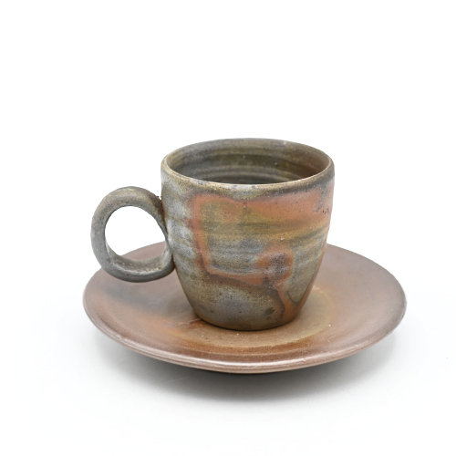 備前焼のカップセット 作家は三好満