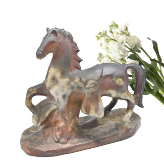 【お取り置き商品】<br>備前焼<br>干支（午）<br>作家：武用 務