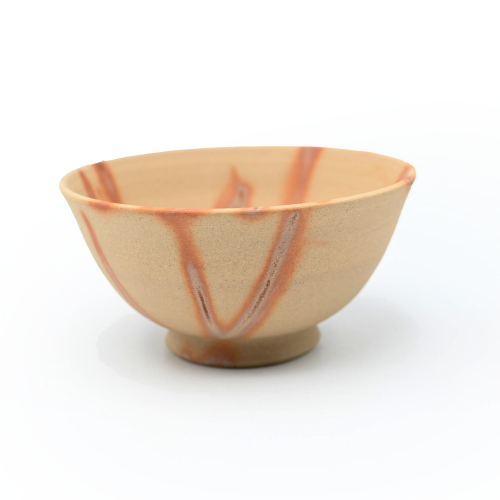 備前焼のお茶碗 作家は延原勝志です