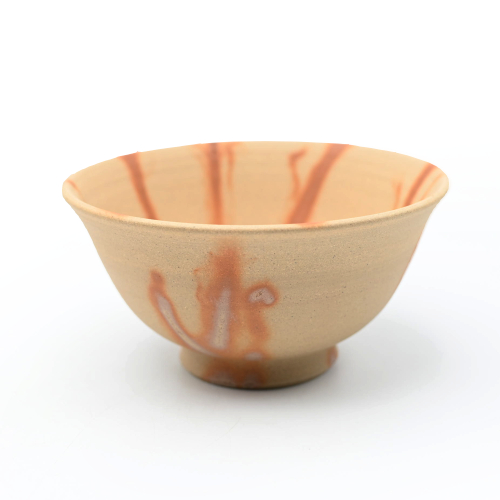 備前焼<br>緋襷紅葉茶碗<br>作家:延原 勝志 - 画像 (3)