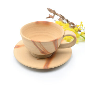 備前焼<br>ティーカップセット<br>作家:三好 満