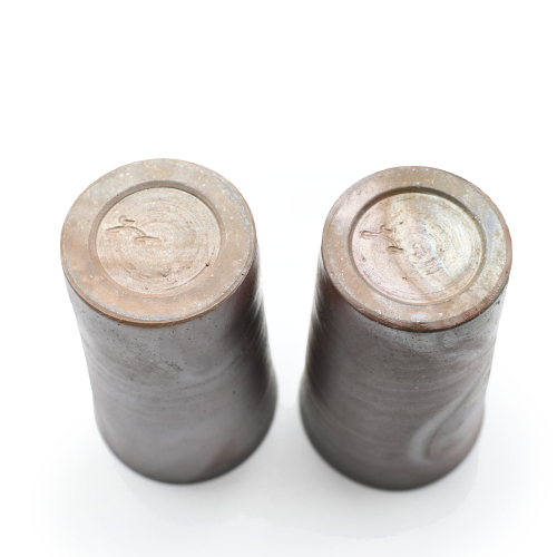 備前焼<br>ビアマグセット<br>作家:三好 満 - 画像 (5)