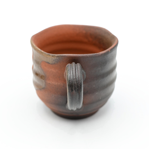 備前焼のマグカップ 窯元は武田工房です