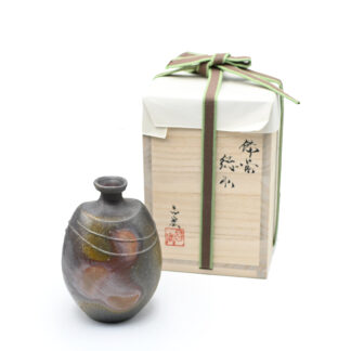備前焼<br>徳利（桐箱付き）<br>作家：宮尾 昌宏