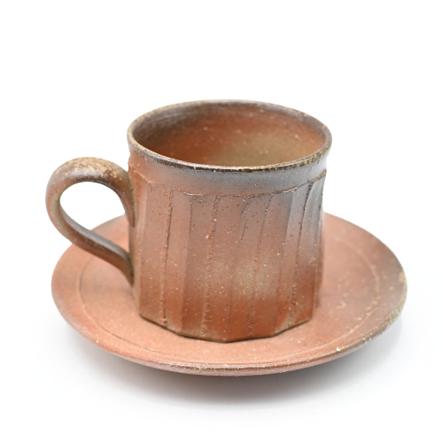 備前焼のマグカップ 作家は澁田寿昭です