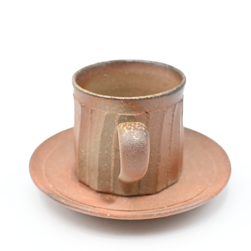 備前焼のマグカップ 作家は澁田寿昭です