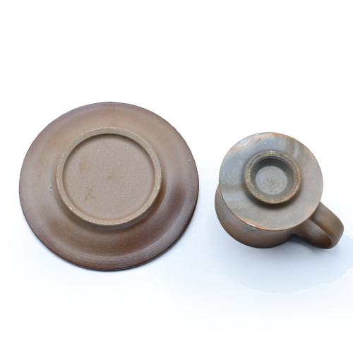 備前焼のビアセット 作家は中居靖です