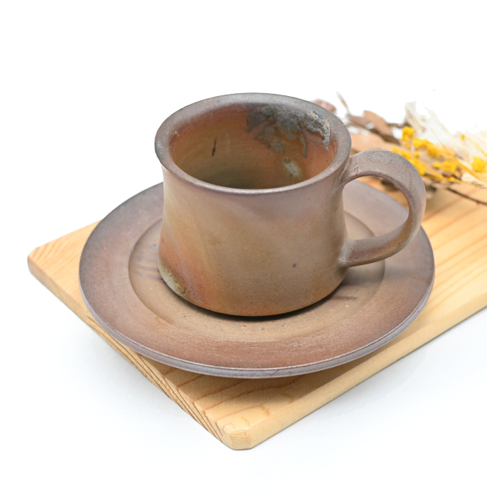 備前焼のビアセット 作家は中居靖です