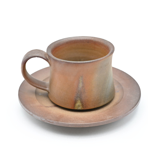 備前焼のビアセット 作家は中居靖です