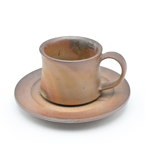 備前焼のビアセット 作家は中居靖です