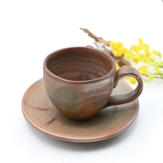 備前焼のコーヒーセット 窯元はしょうざんです