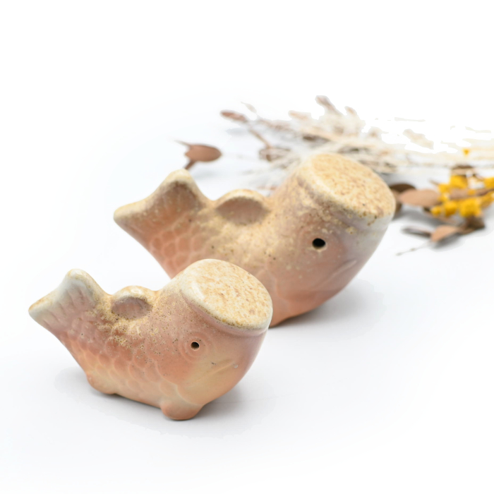 備前焼の置物 作家は瑞穂ギャラリーです