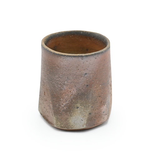 備前焼<br>削ぎ湯呑<br>作家 久郷 剛司 - 画像 (3)