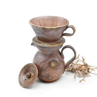 備前焼<br>コーヒードリップセット<br>窯元：しょうざん