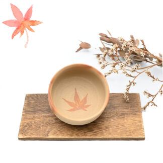 備前焼のぐい呑み　作家は延原勝志です