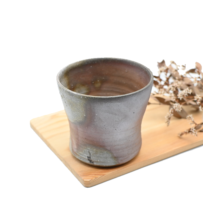 備前　登窯　お茶碗のようなフリーカップ　ぐいのみ フリーカップ アーカイブ - 備前焼通販ギャラリーしょうざん