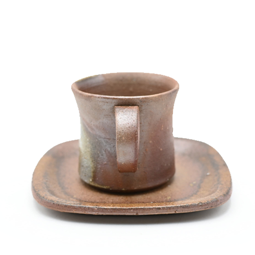 備前焼のコーヒーセット 作家は原田良二です