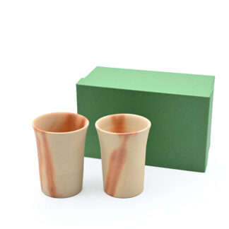 備前焼<br>一口ビアセット<br>(専用化粧箱付き)<br>窯元:しょうざん