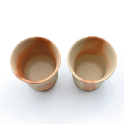 備前焼一口ビアセット（専用化粧箱付き）窯元：しょうざん - 備前焼
