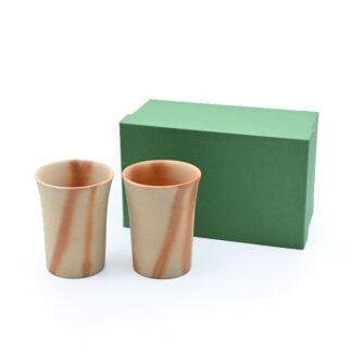 備前焼<br>一口ビアセット<br>(専用化粧箱付き)<br>窯元:しょうざん