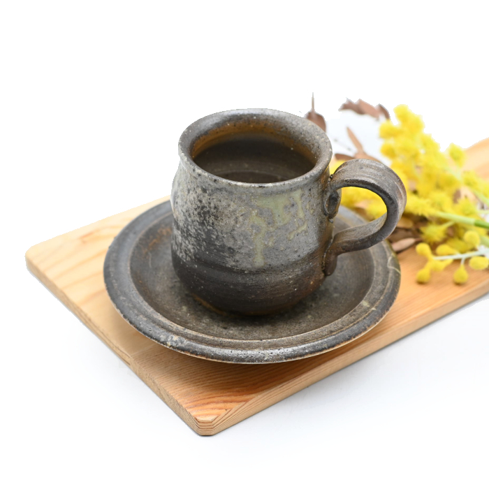 備前焼コーヒーセット作家：竹内 靖之 - 備前焼通販ギャラリーしょうざん